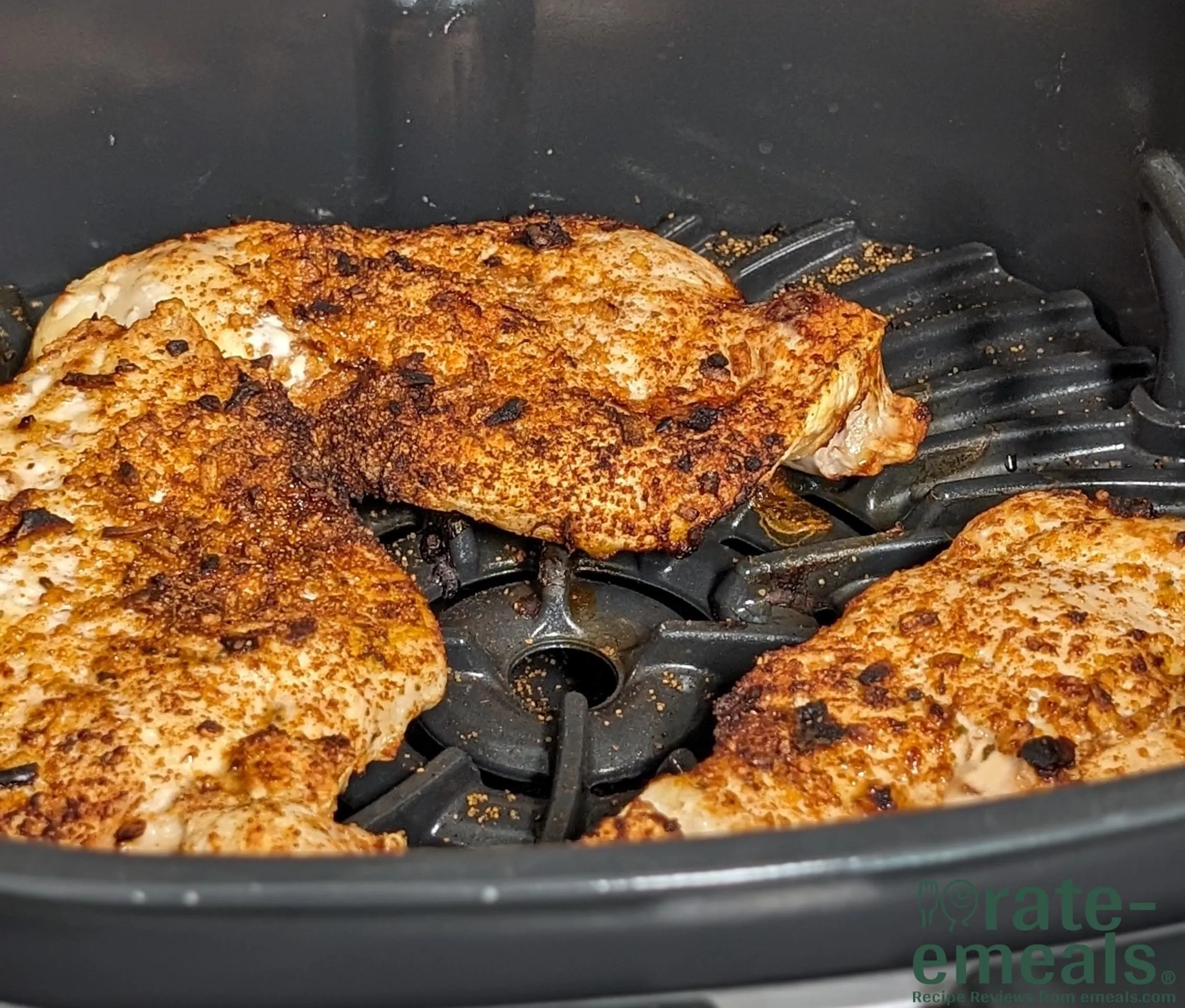 chicken-enchilada-nacho-bowl-cooking-chicken